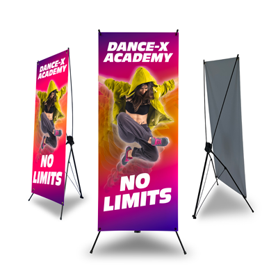 X-Banner Stand with Imprinted Banner