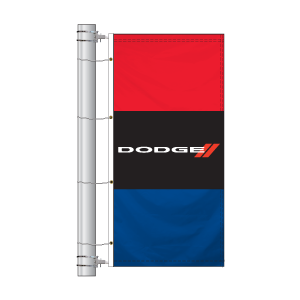 Single Face Dealer Interceptor Drape Flags (Dodge)