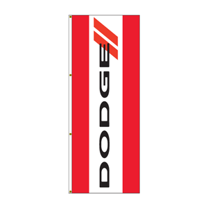 Single Faced Interceptor Drape Flags (Center Panel DODGE R/W/R