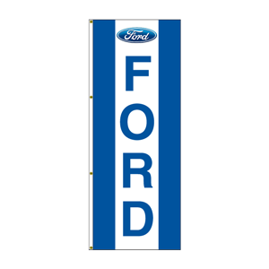 Single Faced Interceptor Drape Flags (Center Panel FORD B/W/B