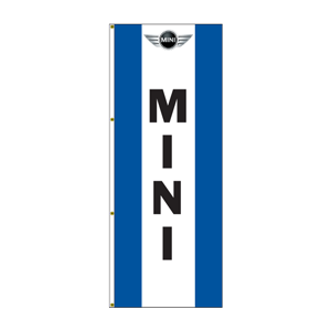 Single Faced Interceptor Drape Flags (Center Panel MINI B/W/B