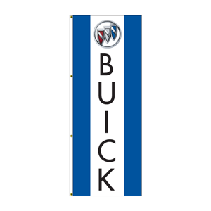 Single Faced Interceptor Drape Flags (Center Panel BUICK B/W/B
