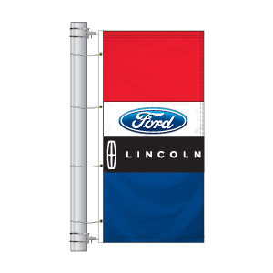 Double Faced Interceptor Drape Flags- (Ford Lincoln)