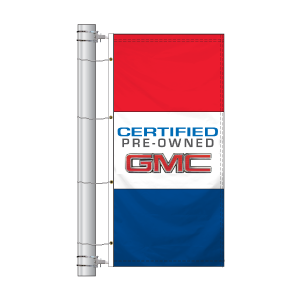 Double Faced Interceptor Drape Flags- (Certified Pre-Owned GMC)