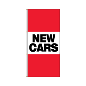Double Faced Interceptor Drape Flags (New Cars) R/W/R