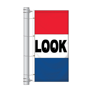 Double Faced Interceptor Drape Flags (Look)