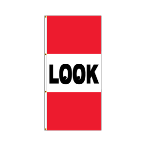 Double Faced Interceptor Drape Flags (Look) RWR