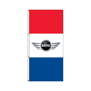 Double Faced Interceptor Drape Flags (MINI) RWB