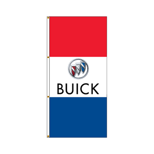 Double Faced Interceptor Drape Flags (Buick) RWB