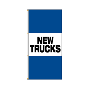 Double Faced Interceptor Drape Flags (New Trucks) BWB