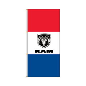 Double Faced Interceptor Drape Flags (Ram) RWB