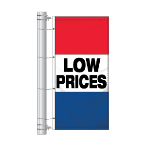 Double Faced Interceptor Drape Flags (Low Prices)