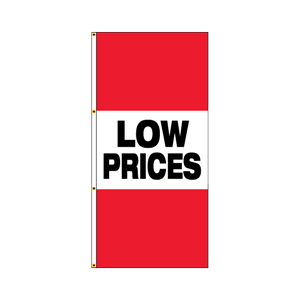 Double Faced Interceptor Drape Flags (Low Prices) RWR