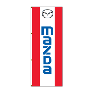 Double Faced Interceptor Drape Flags (Center Panel MAZDA R/W/R/