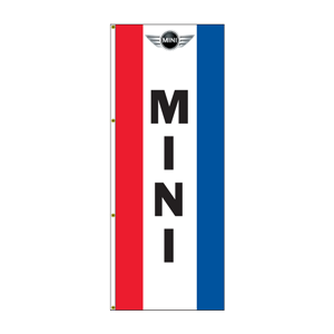 Double Faced Interceptor Drape Flags (Center Panel MINI R/W/B
