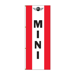 Double Faced Interceptor Drape Flags (Center Panel MINI R/W/R