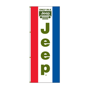 Double Faced Interceptor Drape Flags (Center Panel JEEP R/W/B