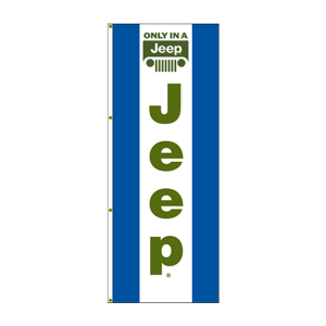 Double Faced Interceptor Drape Flags (Center Panel JEEP B/W/B