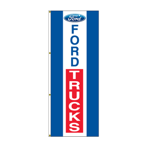 Double Faced Interceptor Drape Flags (Center Panel FORD TRUCKS R/W/R