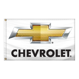 Authorized Dealer Free Flying Drape Flags (Chevrolet) (2.5' x 3.5')