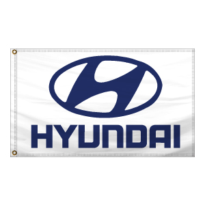 Authorized Dealer Free Flying Flags (HYUNDAI) (2.5' X 3.5')