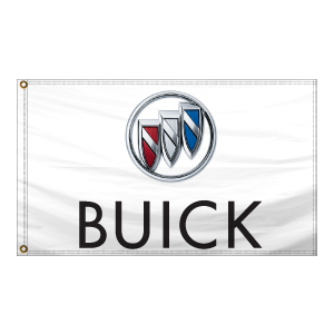 Authorized Dealer Free Flying Drape Flags (Buick) (2.5' x 3.5')