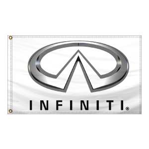 Authorized Dealer Free Flying Drape Flags (Infiniti) (2.5' x 3.5')
