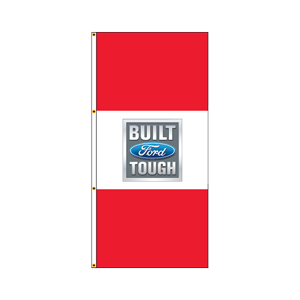 Double Faced Free Flying Drape Flags (Buit Ford Tough) RWR