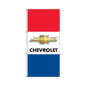Double Faced Free Flying Drape Flags (Chevrolet) RWB