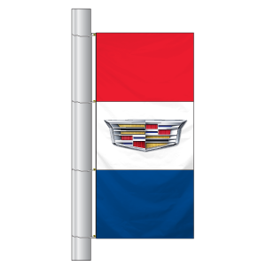 Double Faced Free Flying Drape Flags (Cadillac)