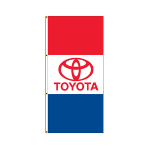 Double Faced Free Flying Drape Flags (TOYOTA) RWB