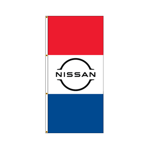 Double Faced Free Flying Drape Flags (Nissan) RWB