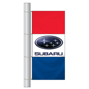 Double Faced Free Flying Drape Flags (Subaru)