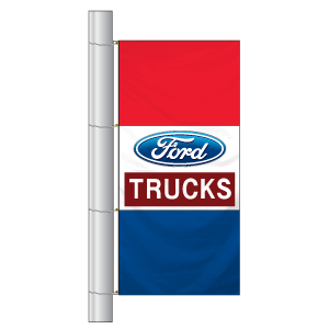 Double Faced Free Flying Drape Flags (Ford Trucks)