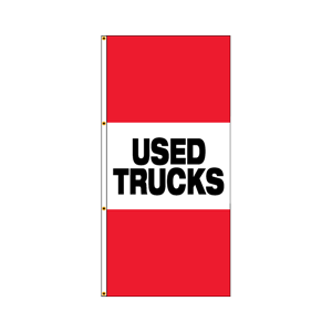 Double Faced Free Flying Drape Flags (Used Trucks) RWR