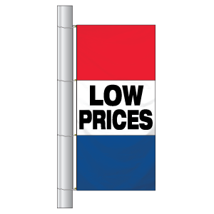 Double Faced Free Flying Drape Flags (Low Prices)