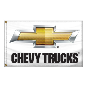 Authorized Dealer Free Flying Drape Flags (Chevy Trucks)