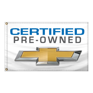 Authorized Dealer Free Flying Drape Flags (Chevrolet Certified Pre-Owned)