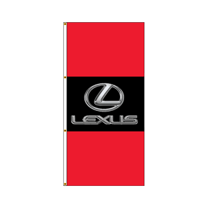 Single Faced Free Flying Drape Flags (Lexus) RWR