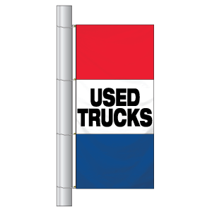 Single Faced Free Flying Drape Flags (Used Trucks)