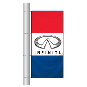 Single Faced Free Flying Drape Flags (Infiniti)