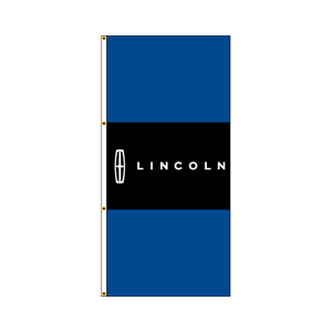Single Faced Free Flying Drape Flags (Lincoln) BWB
