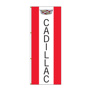 Single Faced Free Flying Drape Flags (Center Panel CADILLAC R/W/R