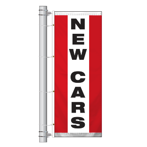 Single Faced Stock Message Interceptor Drape Flag, NEW CARS RWR